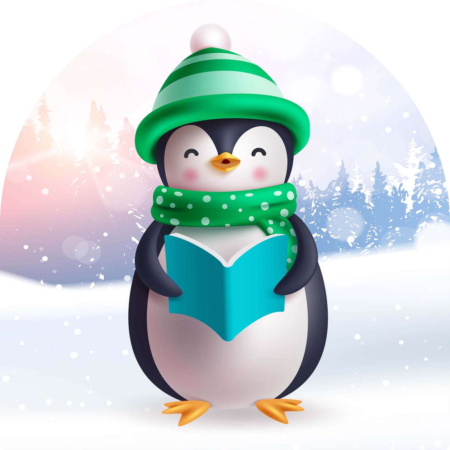 Penguin Singing Carols