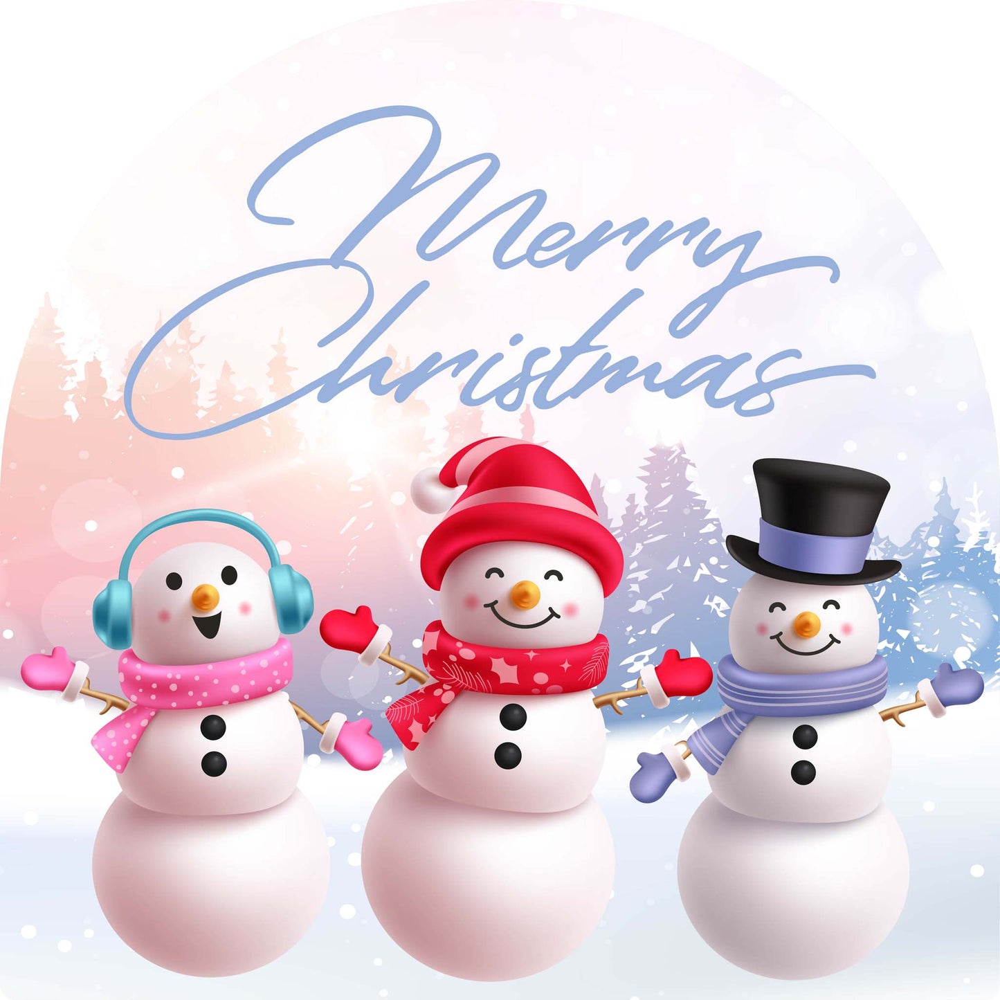 Three Snow People