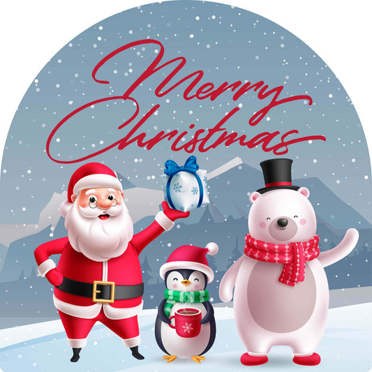 Santa Penguin Polar Bear