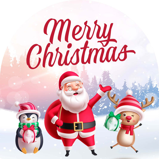 Penguin Santa Reindeer