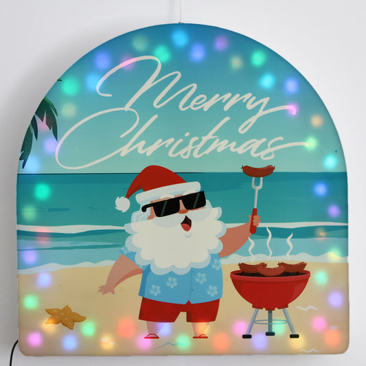 BBQ Beach Santa