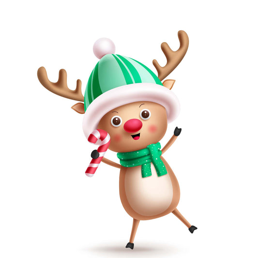 Candy Cane Reindeer