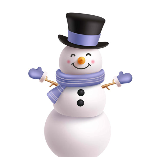Snow Person with Top Hat