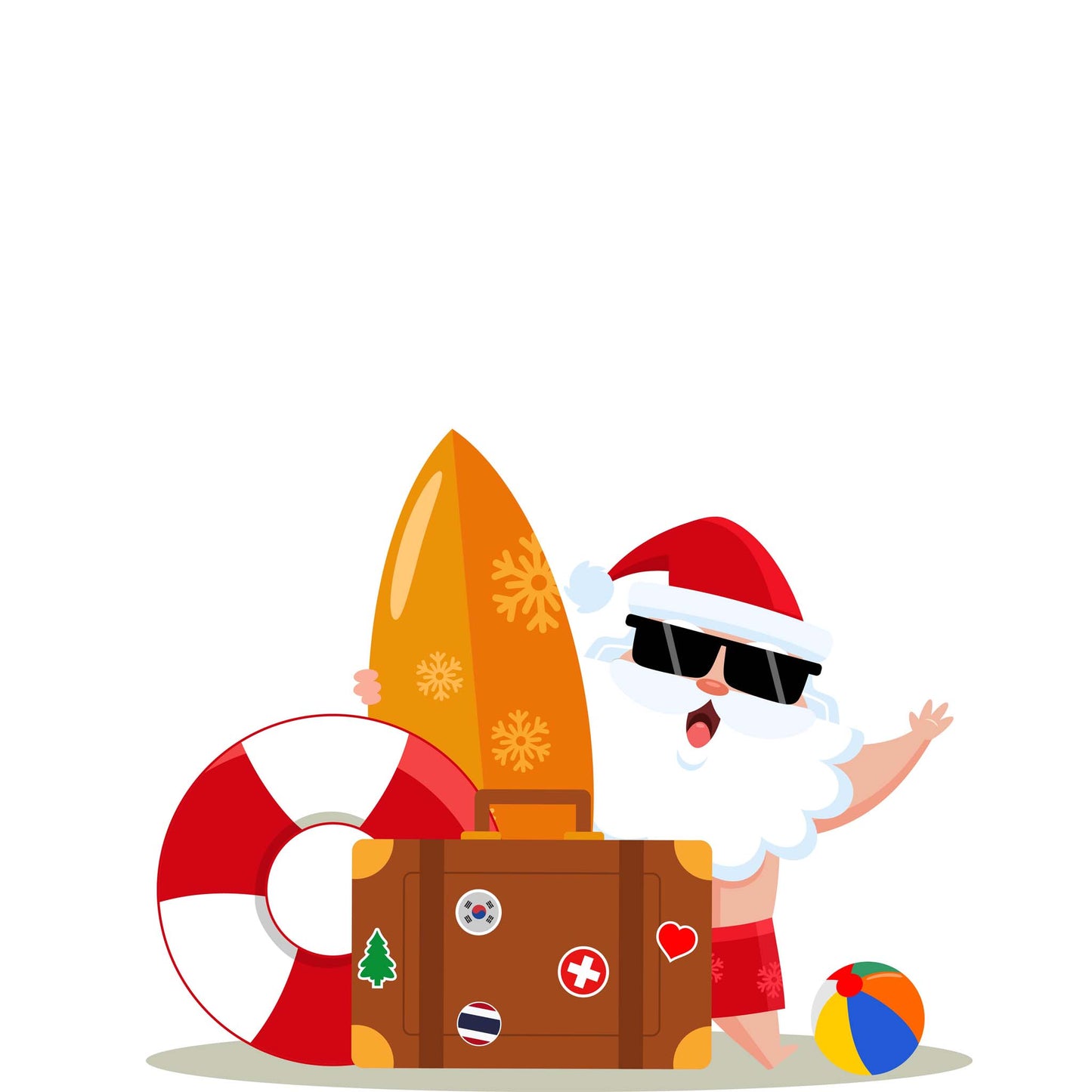 Luggage Beach Santa