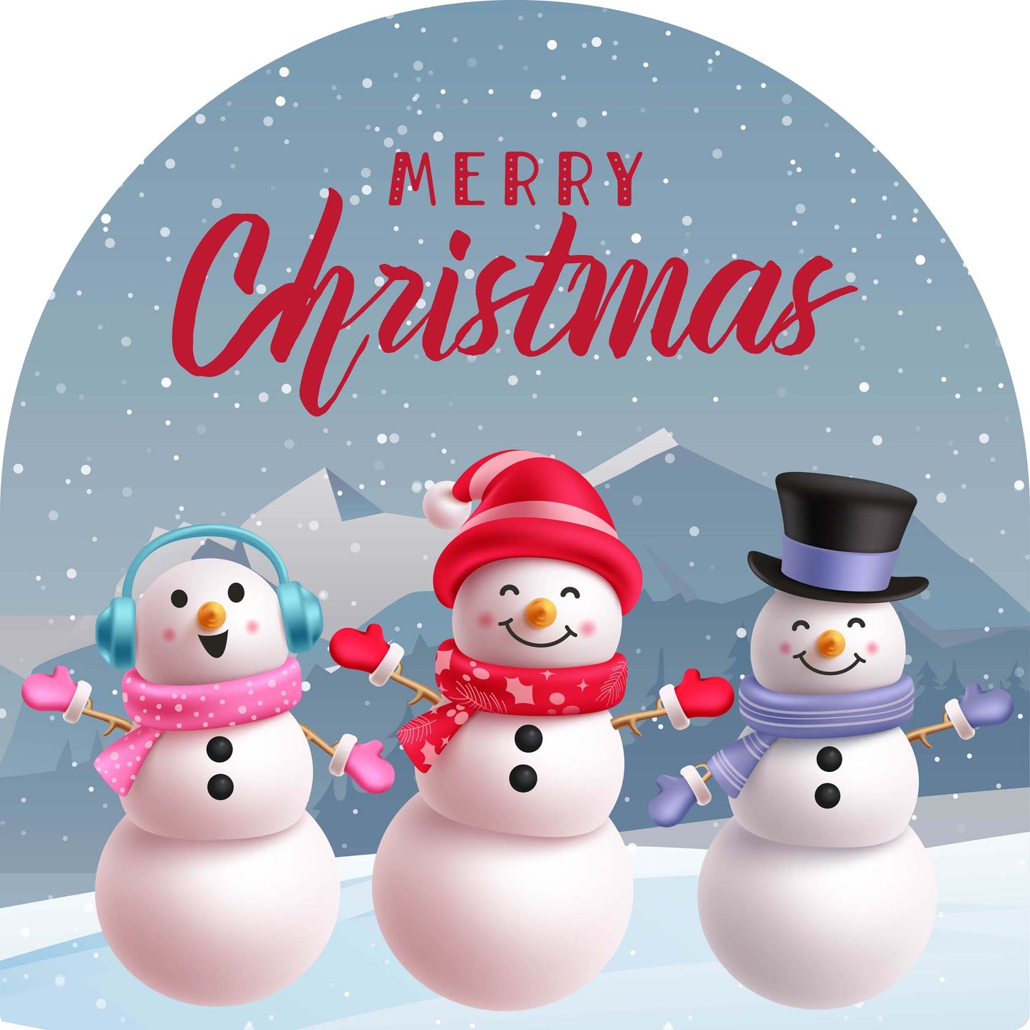 Three Snow People