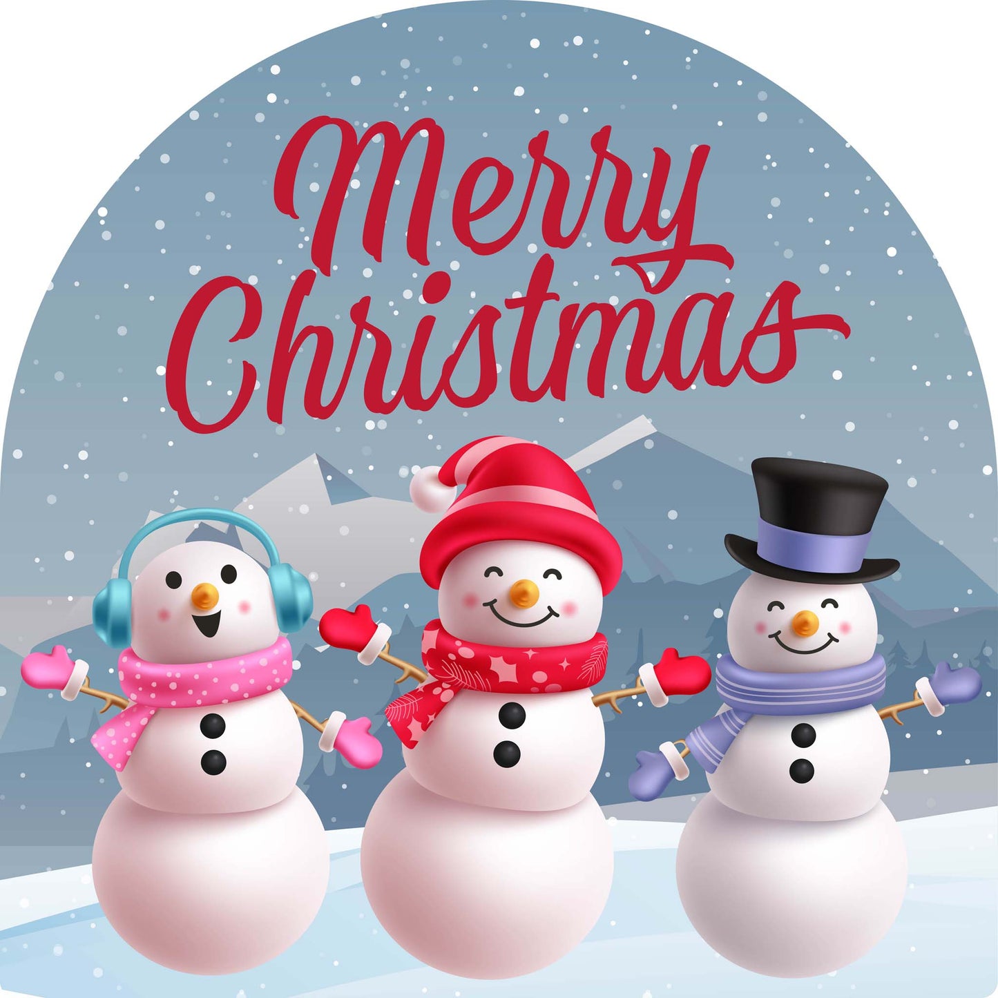 Three Snow People