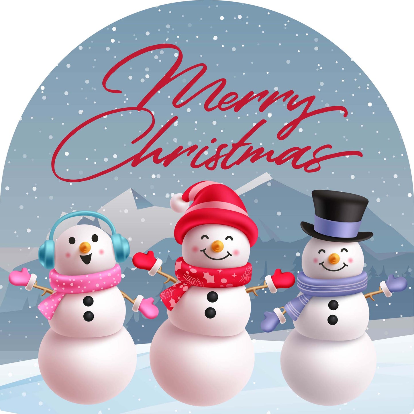 Three Snow People