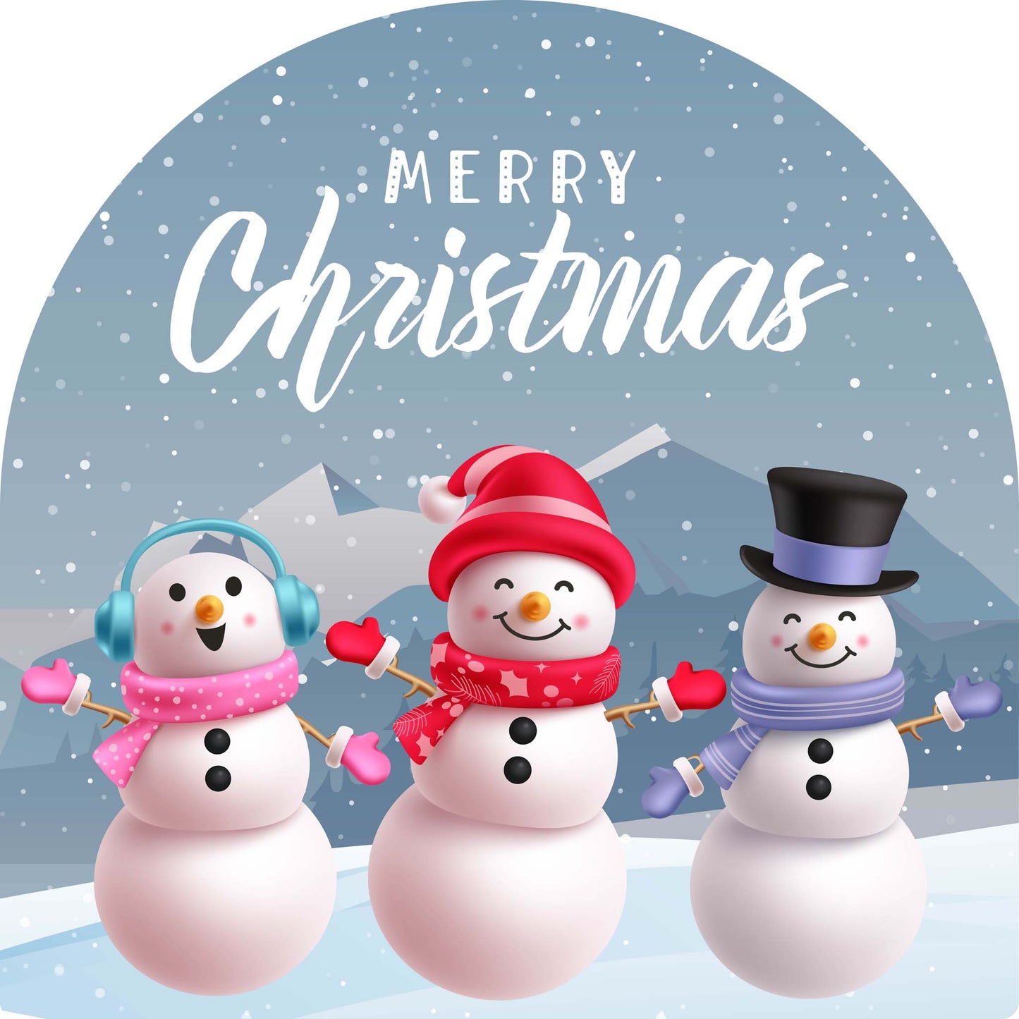 Three Snow People