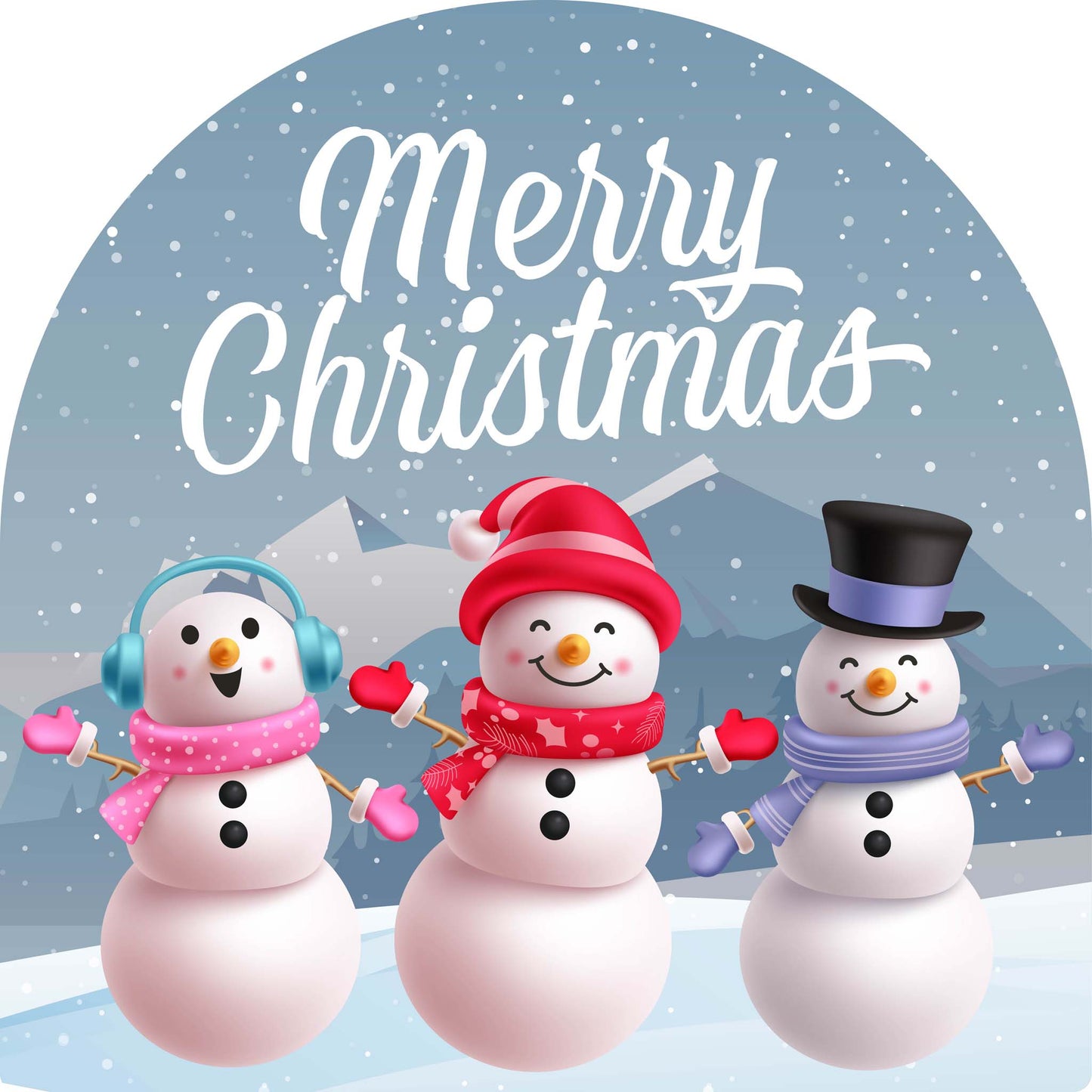 Three Snow People