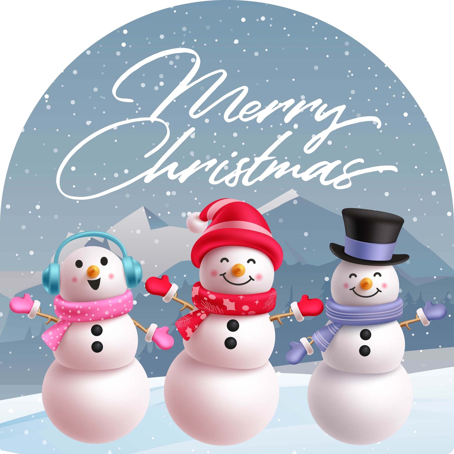 Three Snow People