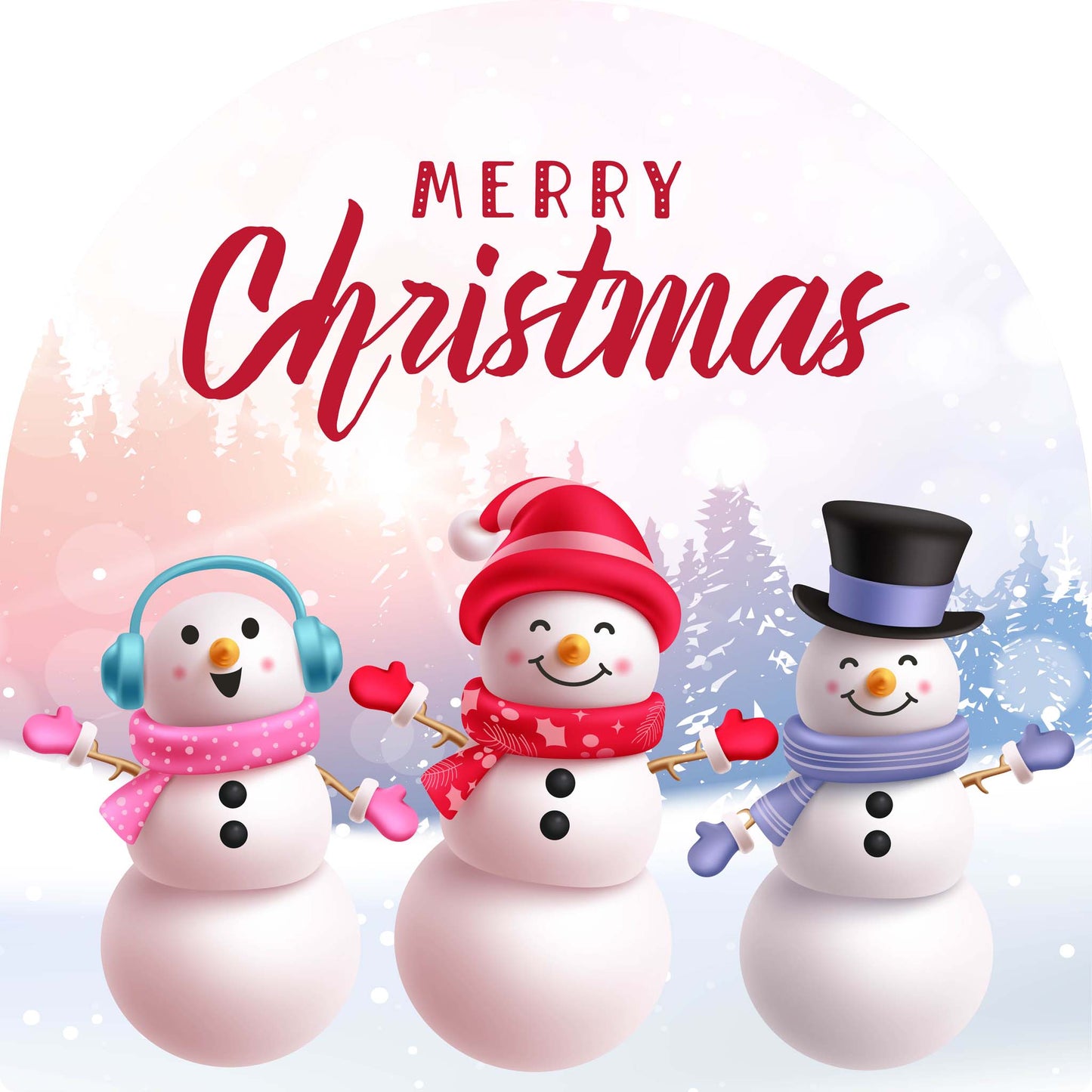 Three Snow People