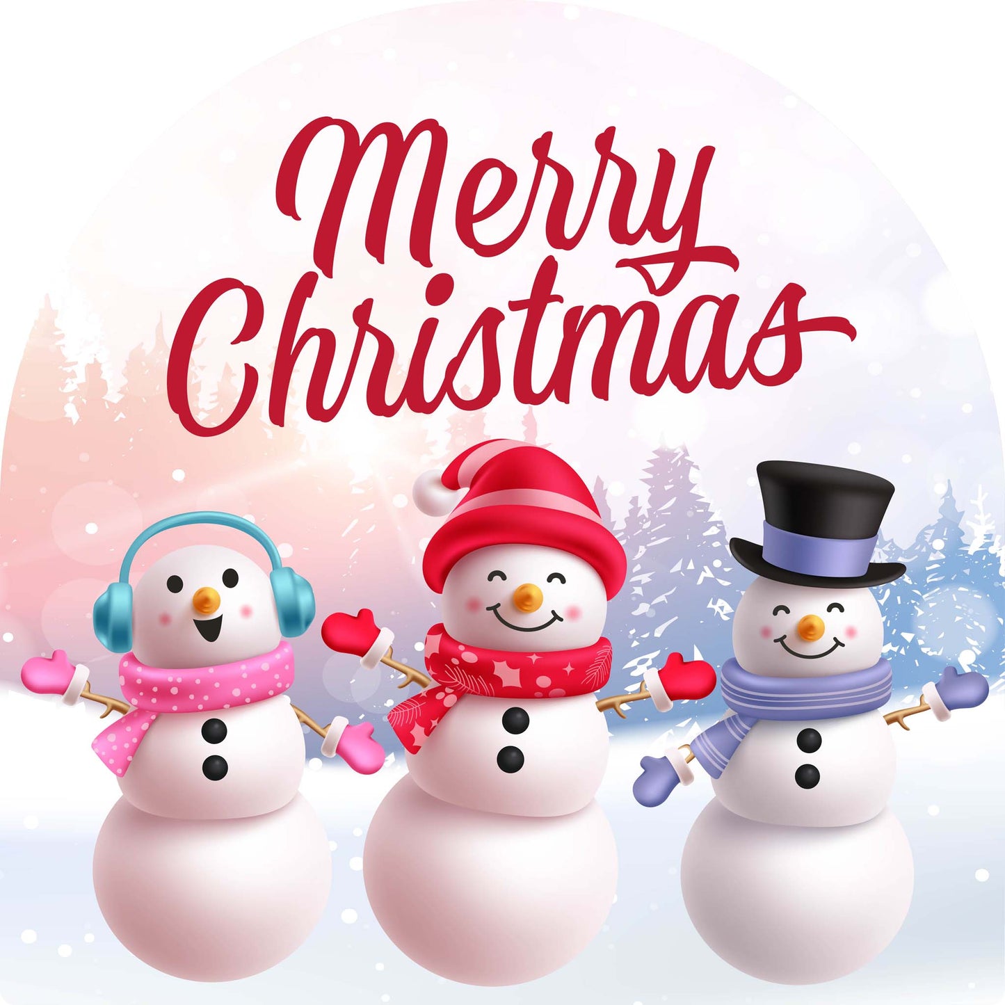 Three Snow People
