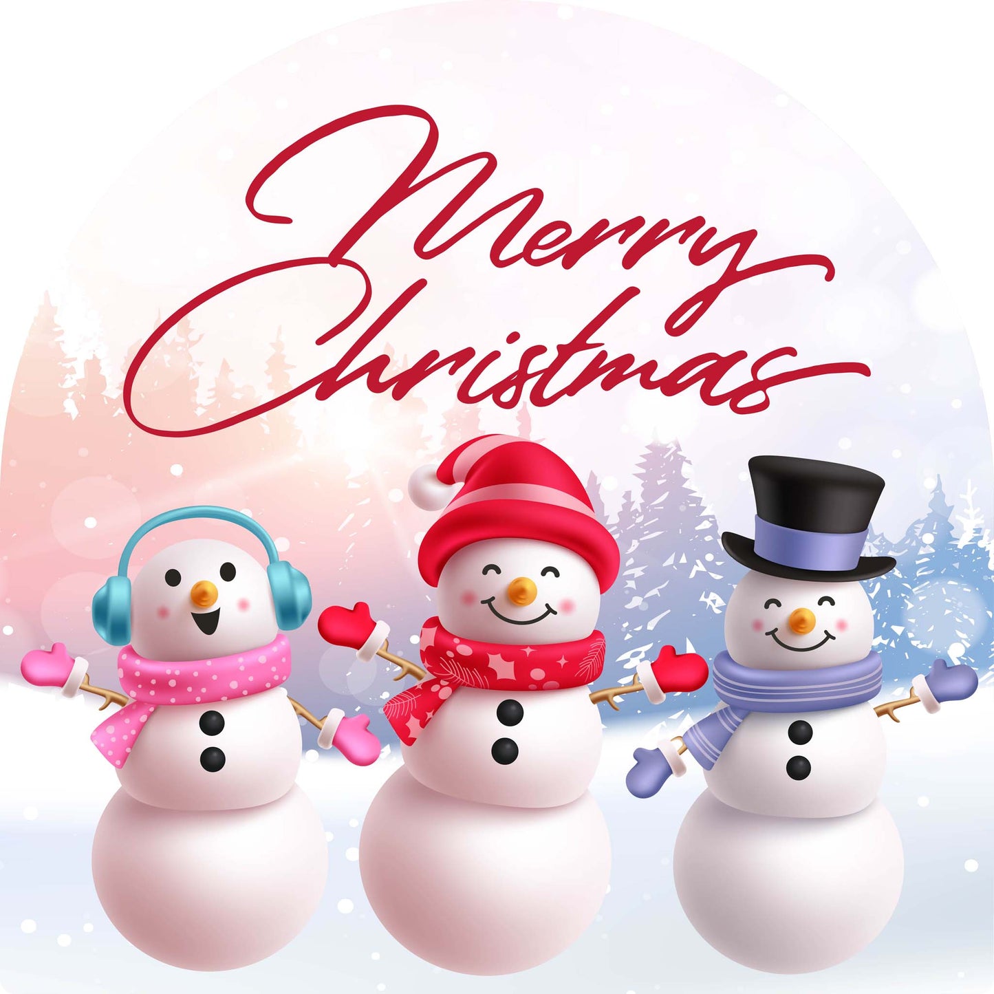 Three Snow People