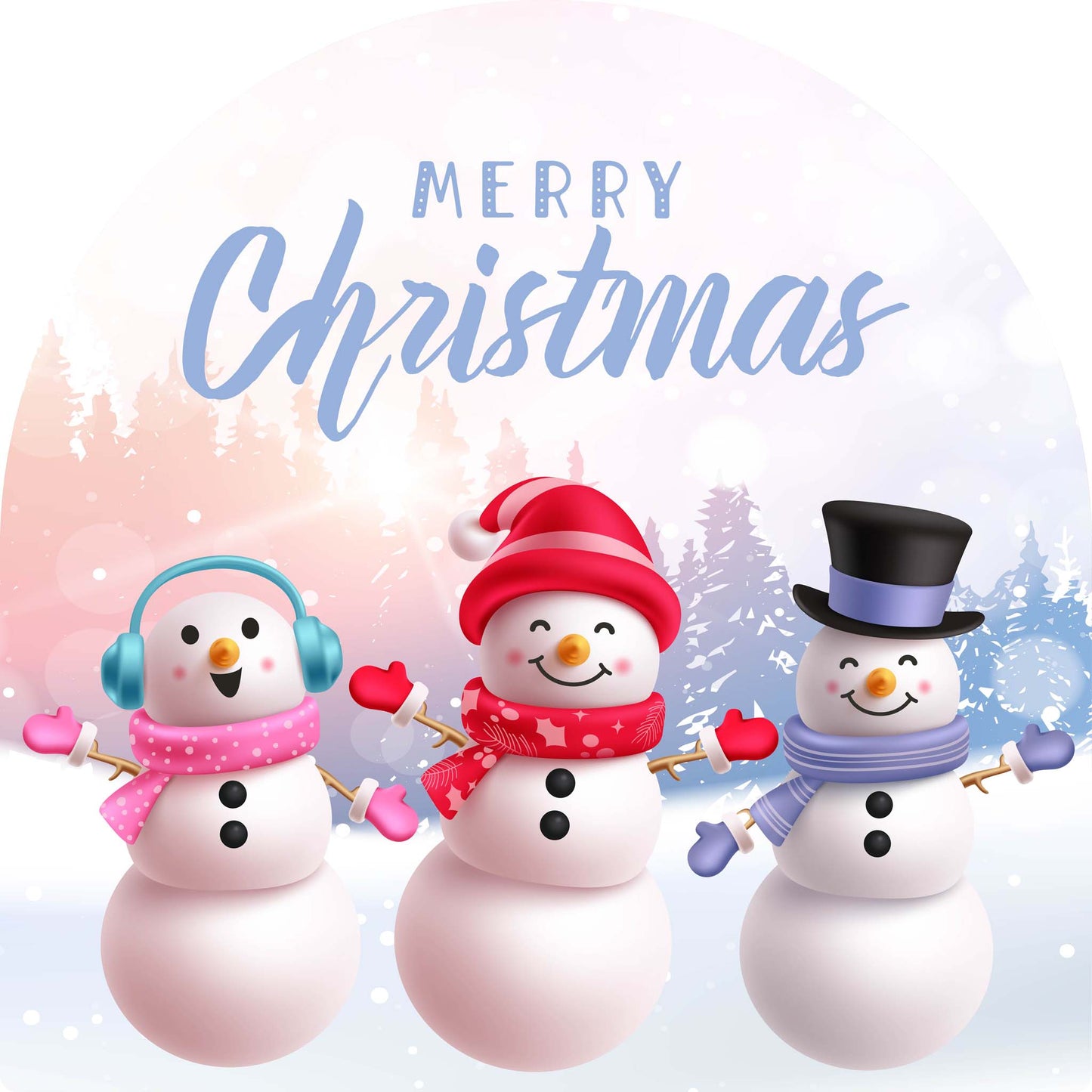 Three Snow People