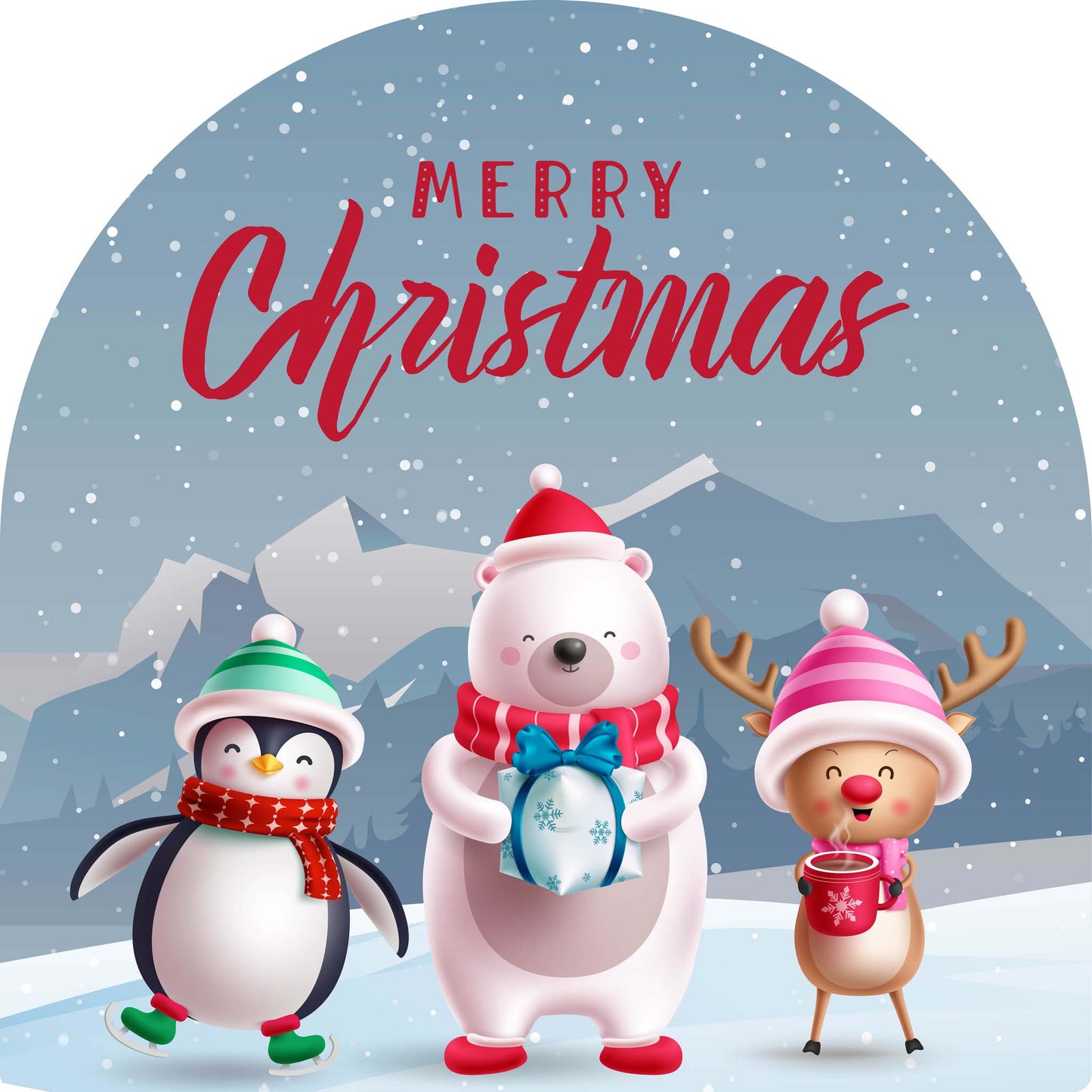 Penguin Polar Bear Reindeer