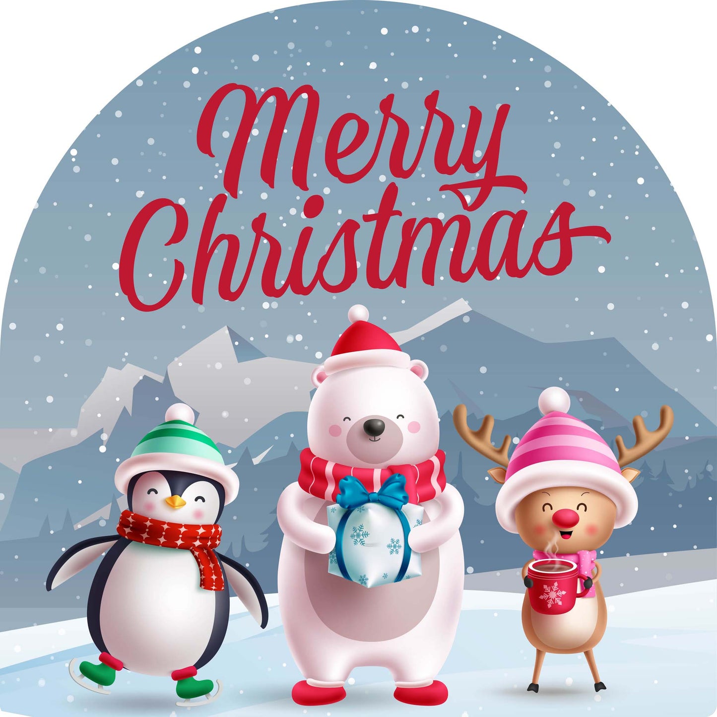 Penguin Polar Bear Reindeer