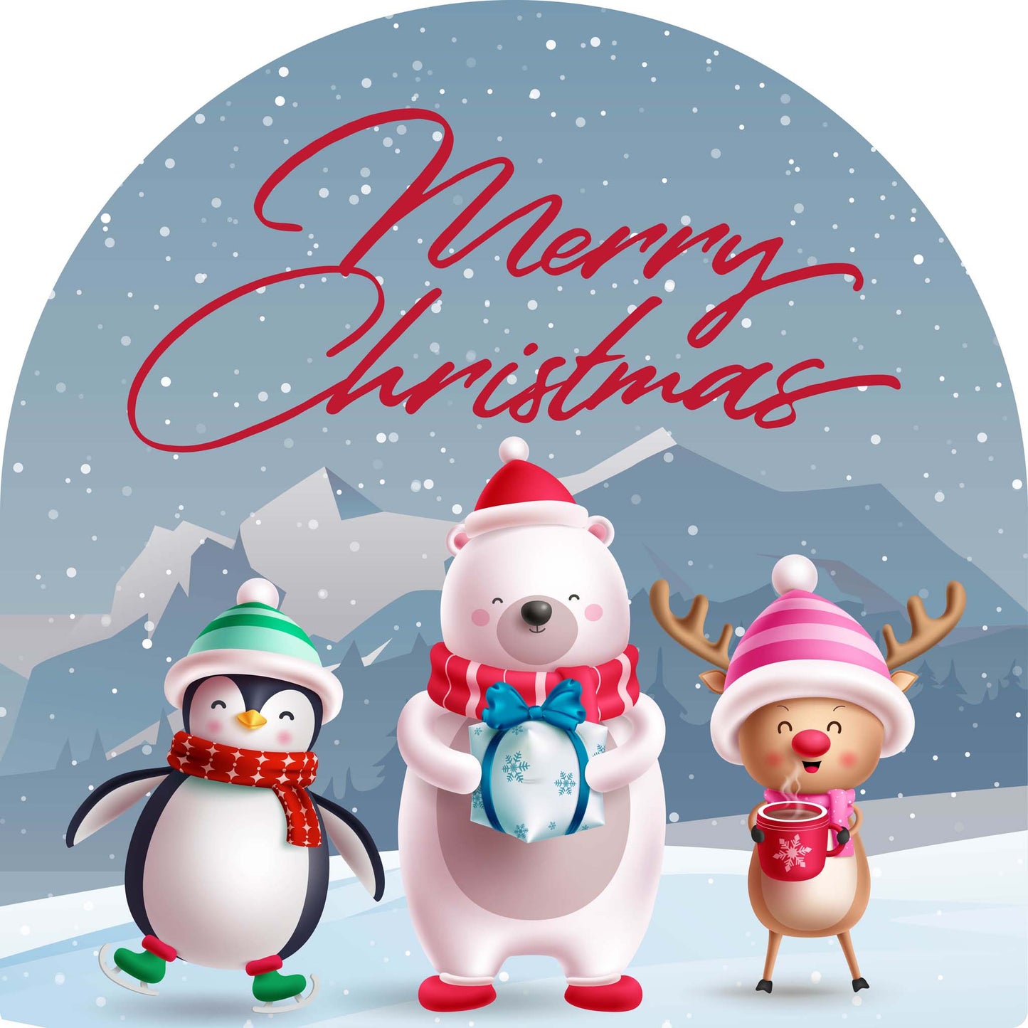 Penguin Polar Bear Reindeer