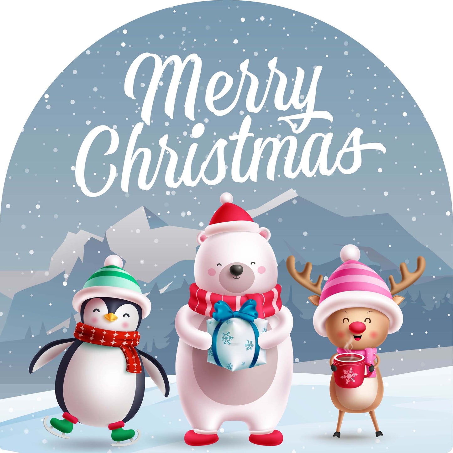 Penguin Polar Bear Reindeer