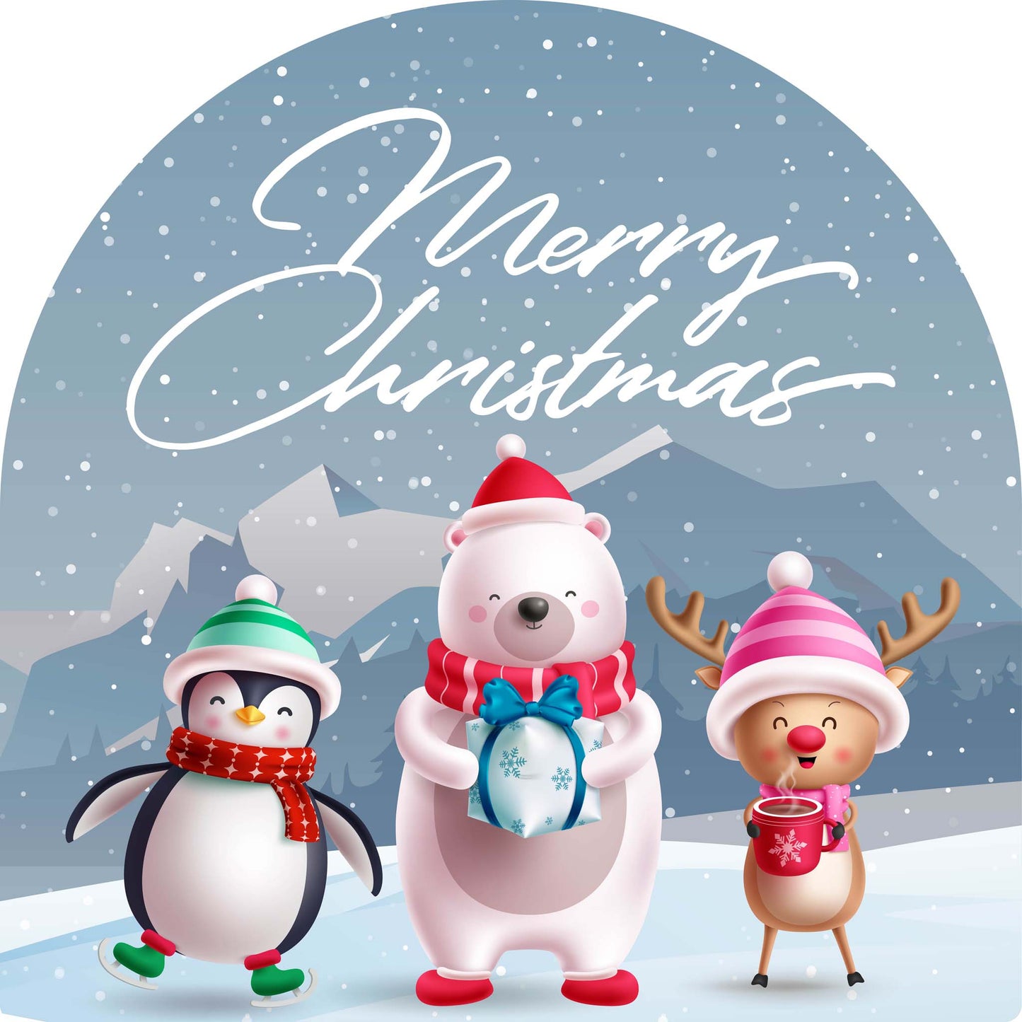 Penguin Polar Bear Reindeer