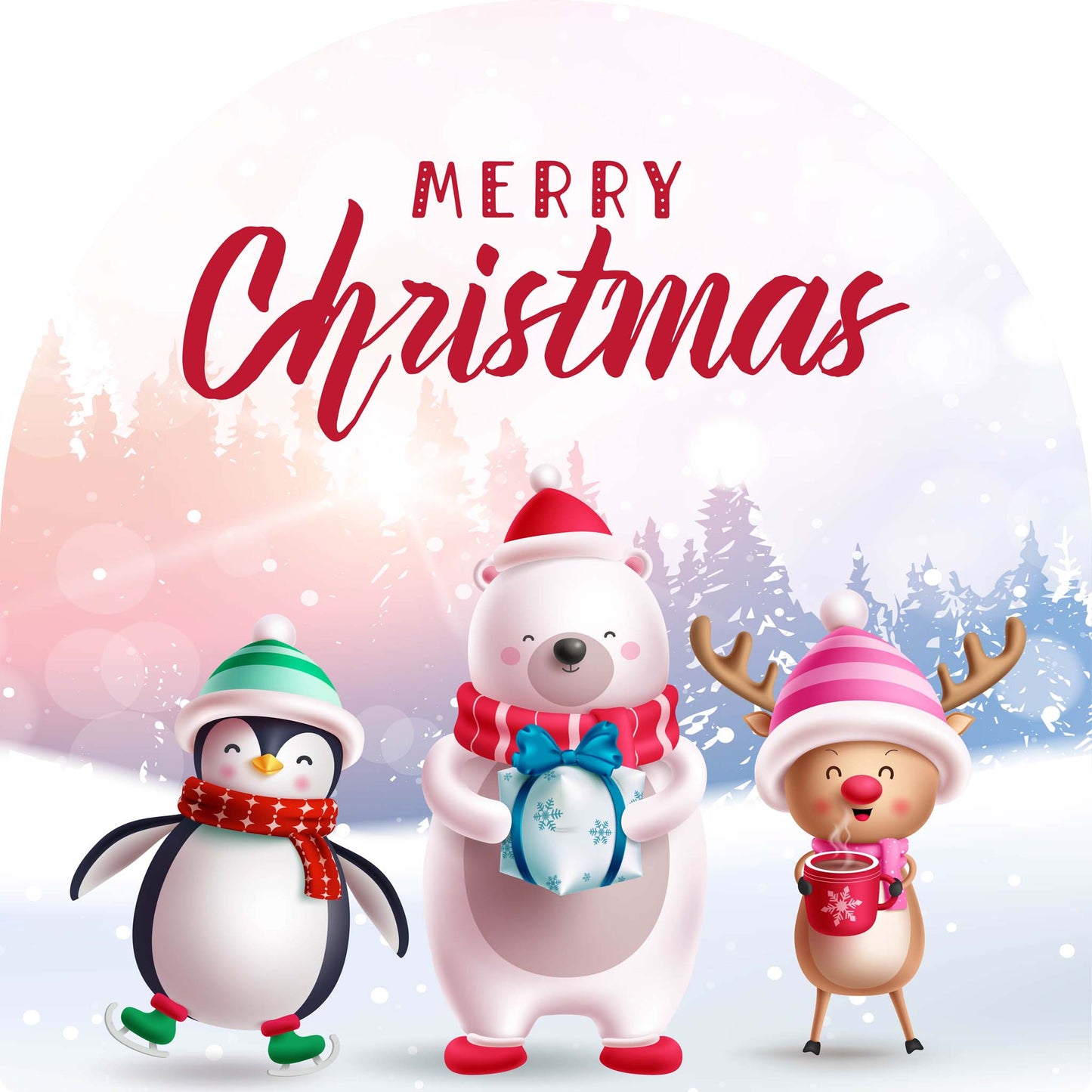 Penguin Polar Bear Reindeer