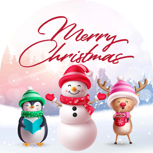 Penguin Snow Person Reindeer