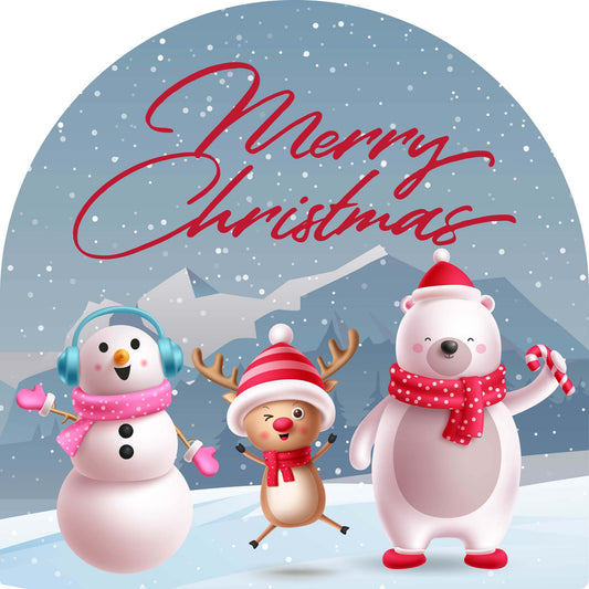 Snow Person Reindeer Polar Bear