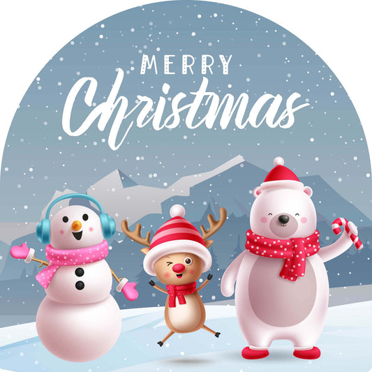 Snow Person Reindeer Polar Bear