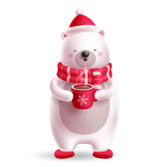 Polar Bear with Mug