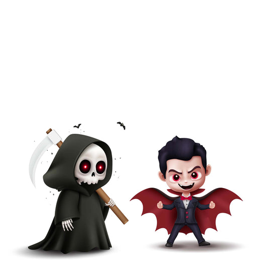 Death and Kid Vampire