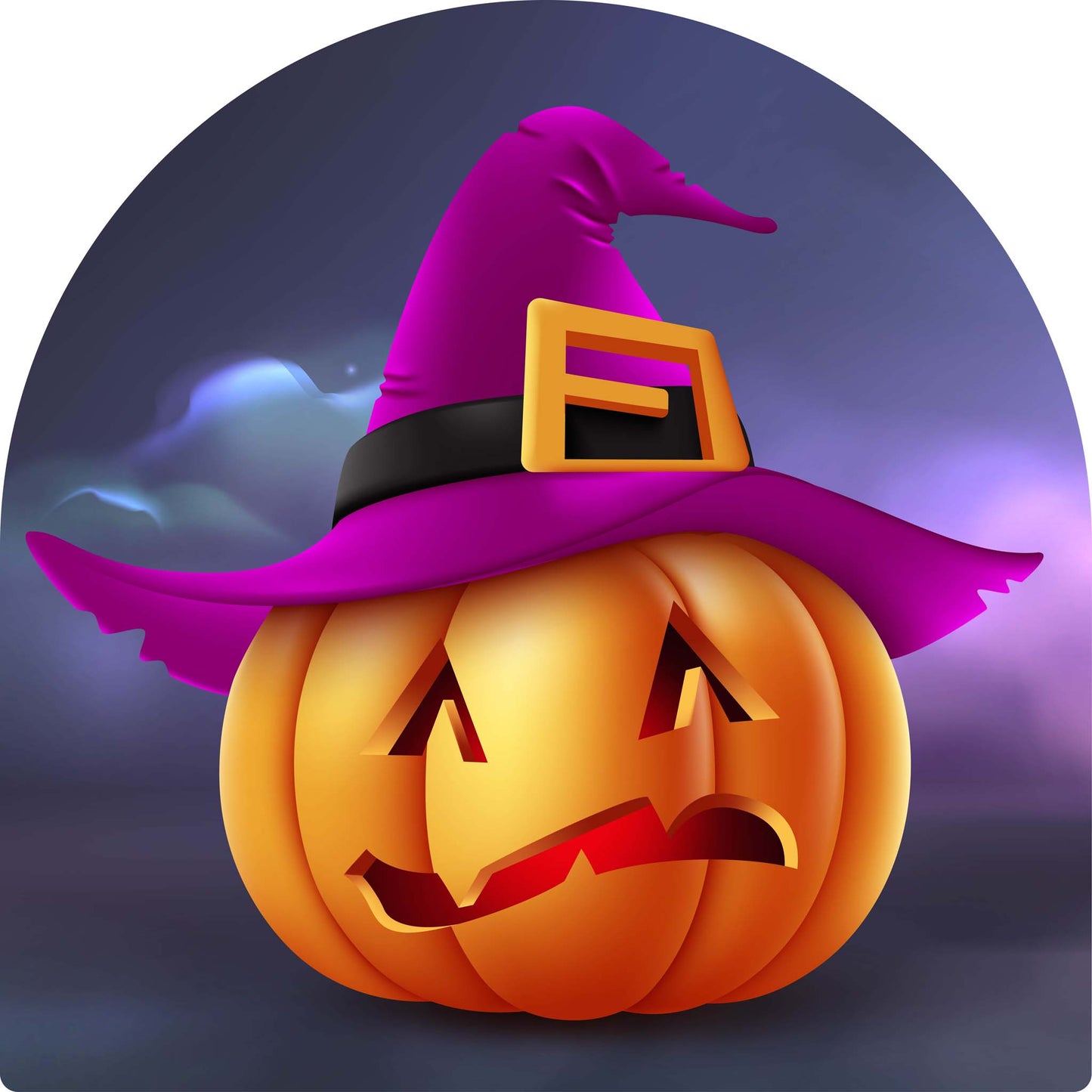 Worried Jack O'Lantern